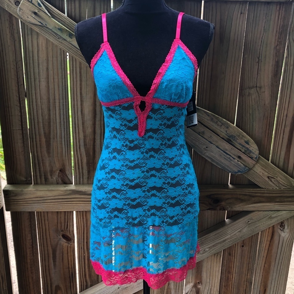 Just Sexy Lingerie Set Chemise & Matching G-String